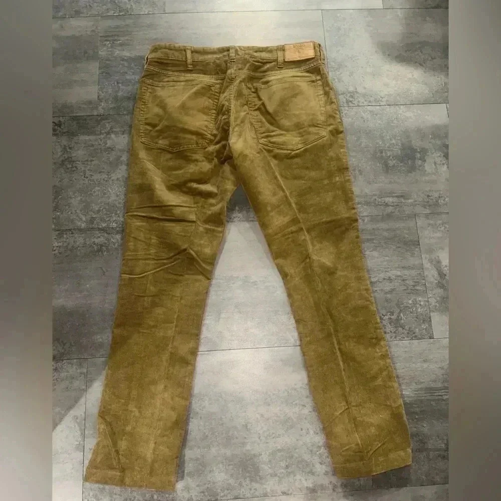 NEW Polo Ralph Lauren The Varick Slim Straight Fit Jeans corduroy 36/32